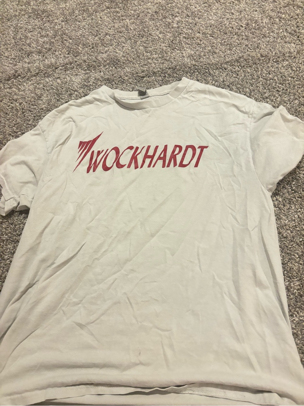 White Graphic Logo T-Shirt - Unbranded